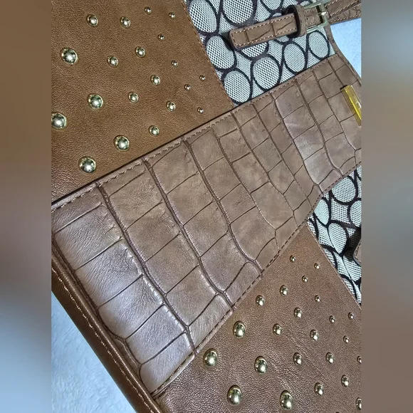 Nine West Purse Shoudler Bag Large Handbag Tote - Picture 3 of 15